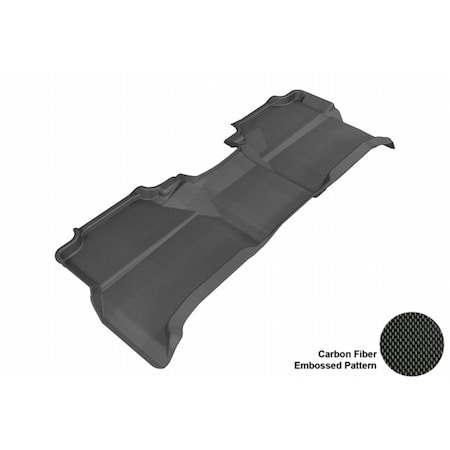 3D Maxpider NISSAN FRONTIER CREW CAB 2005-2012 KAGU BLACK R2 W/O SUBWOOFER Floor Mat L1NS06121509
